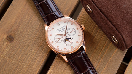 
				Patek Philippe - Mechanical white watches 
				часы